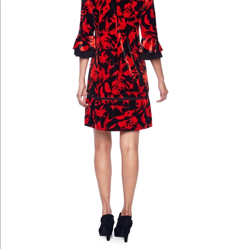 Rabbit Rabbit Rabbit Design Abstract Gothic Dress - Picture 2 of 3